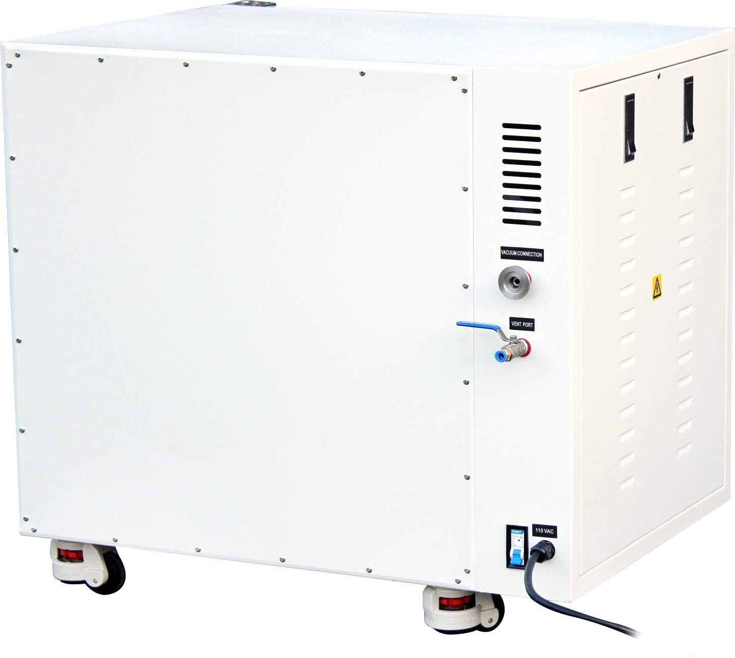 ECO Series 150C Vacuum Oven - 3.2 Cu Ft Capacity with 3 Heated Shelves & LED Lights, 110V for Lab & Industrial Use - 1 Year Warranty | Perfect for Drying, Curing & Heat Treatment Applications