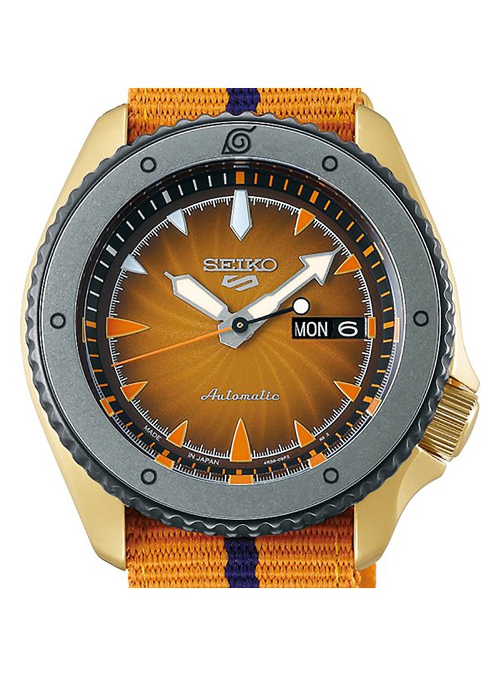 SEIKO 5 Sports Naruto & Boruto Limited Edition Watch - Naruto Uzumaki Model SBSA092 - Made in Japan JDM - Perfect for Anime Fans & Collectors
