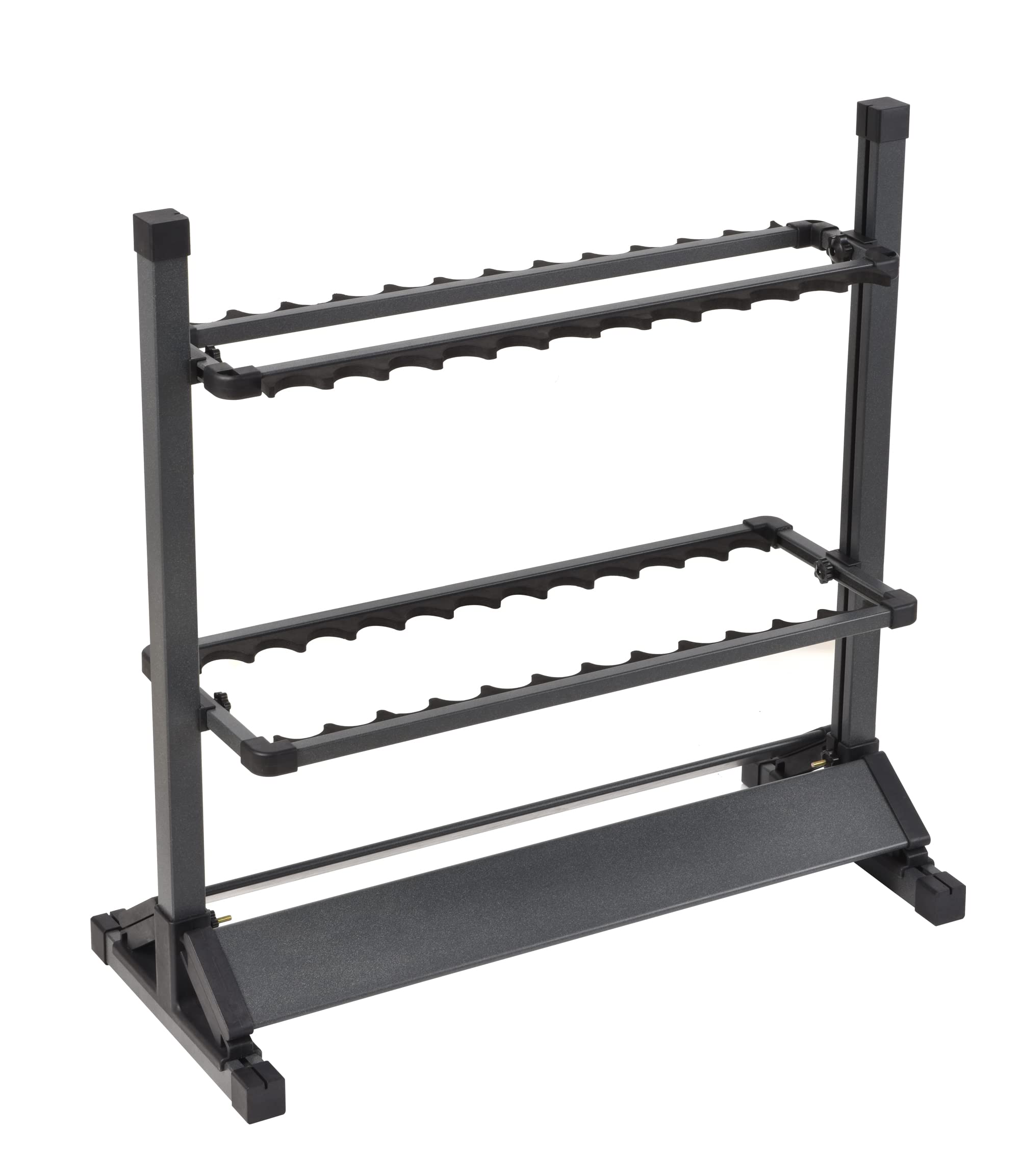 JOYWAVE Aluminum Fishing Rod Holders - Portable Fishing Pole Rack for Vertical Ground Display, Holds Up to 24 Rods - Perfect for Shore Fishing, Boat Storage & Garage Organization