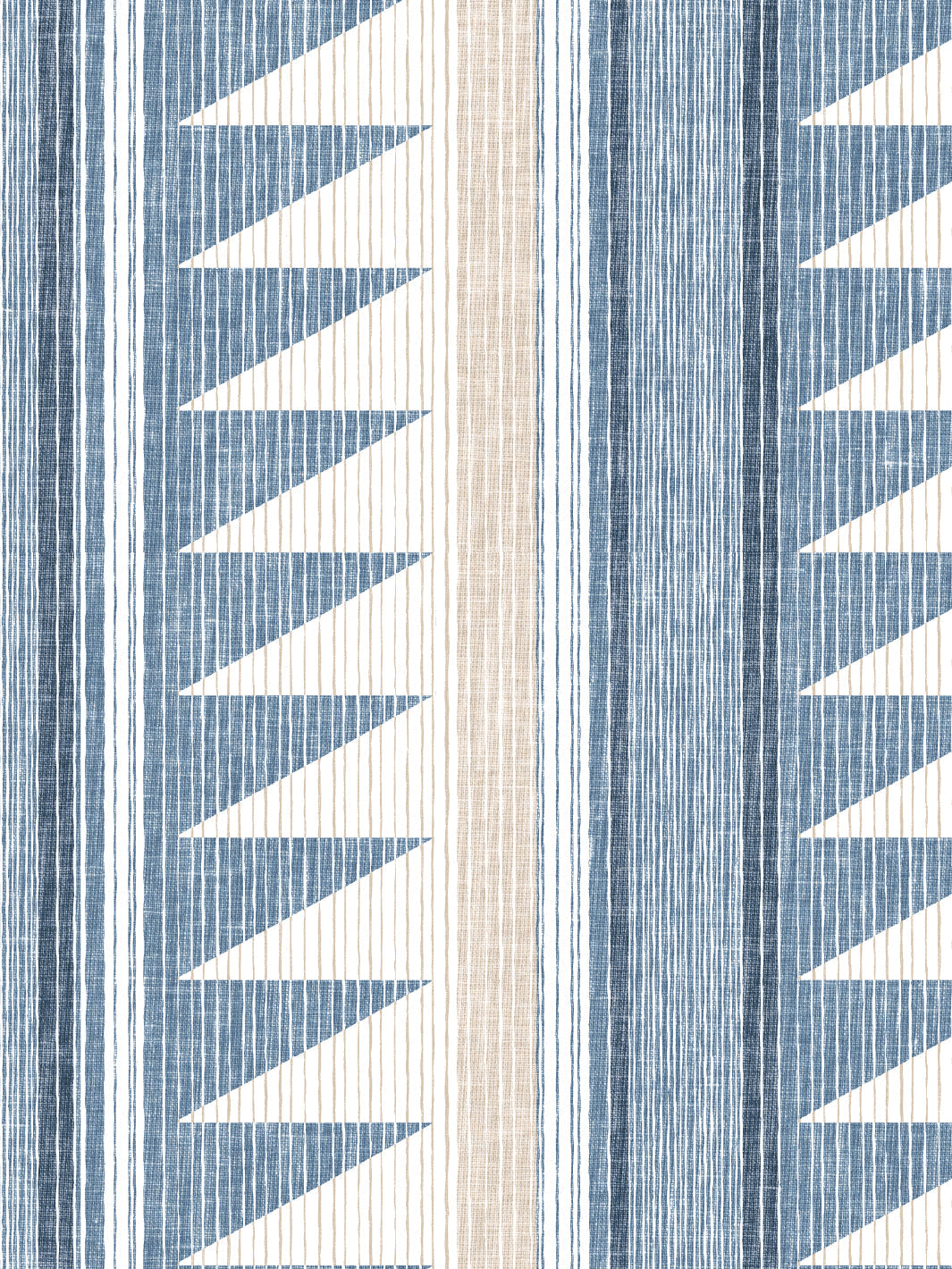 Nathan Turner Edwin Stripe Wallpaper - Blue Taupe Peel & Stick Wallpaper for Living Room, Bedroom, and Nursery Decor
