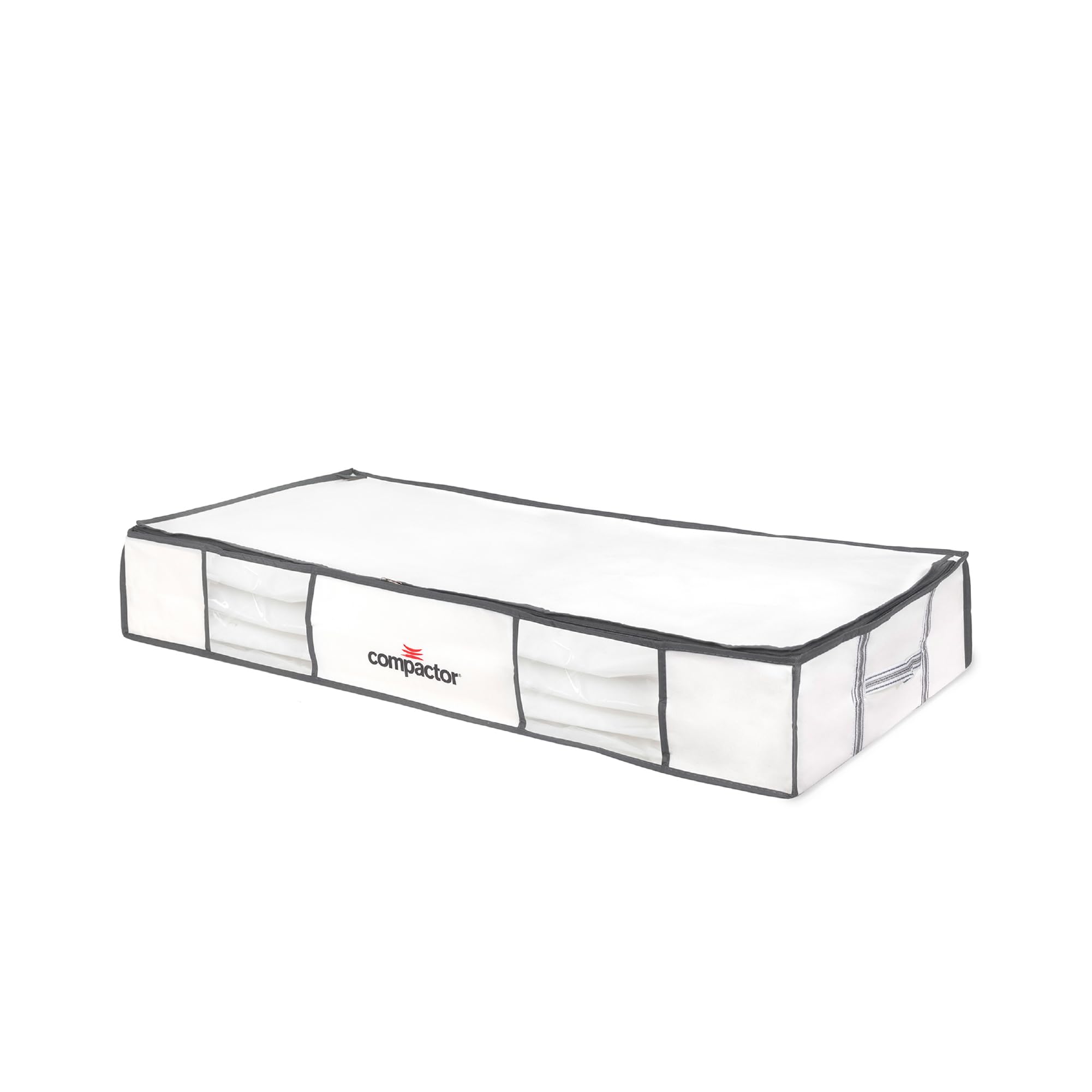 XL Vacuum Storage Bags for Clothes, Comforters & Blankets | Space Saving Compactor Bags | Wardrobe Organizer & Closet Storage Solution | White Semi-Rigid Box | Perfect for Seasonal Storage, Travel & Small Space Organization