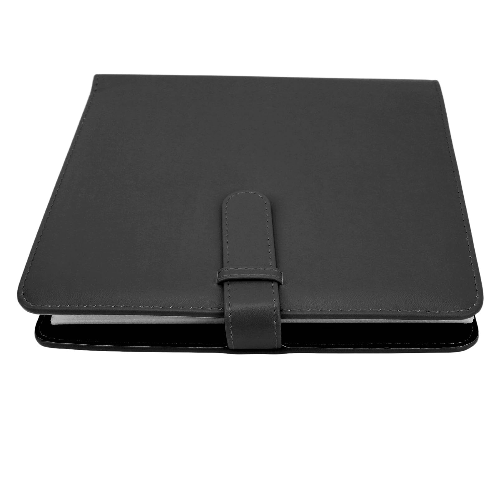 Premium PU Leather Photo Album - Large Capacity Mini Film Photocard Book for Camera Pictures, Polaroids & Memories (Black) - Perfect for Travel, Weddings & Scrapbooking