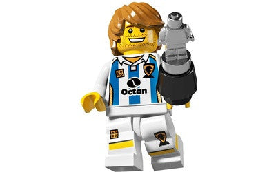 Lego Minifigure Series 4 Soccer Player - Collectible Building Toy for Kids & Adults - Perfect for Playtime, Display & Gift Giving