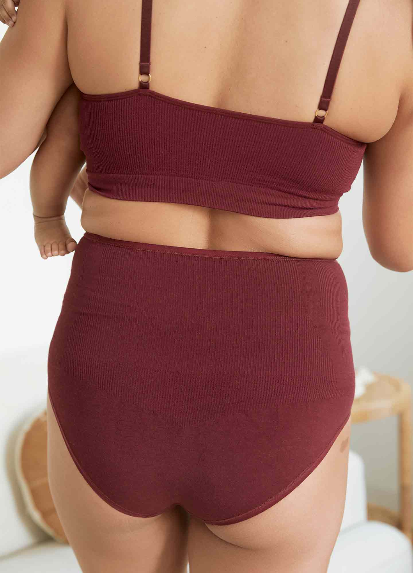 Seamless Belly Brief - High Waist Shaping Underwear for Women - Comfortable Tummy Control Panties - Perfect for Everyday Wear, Workouts & Postpartum Recovery