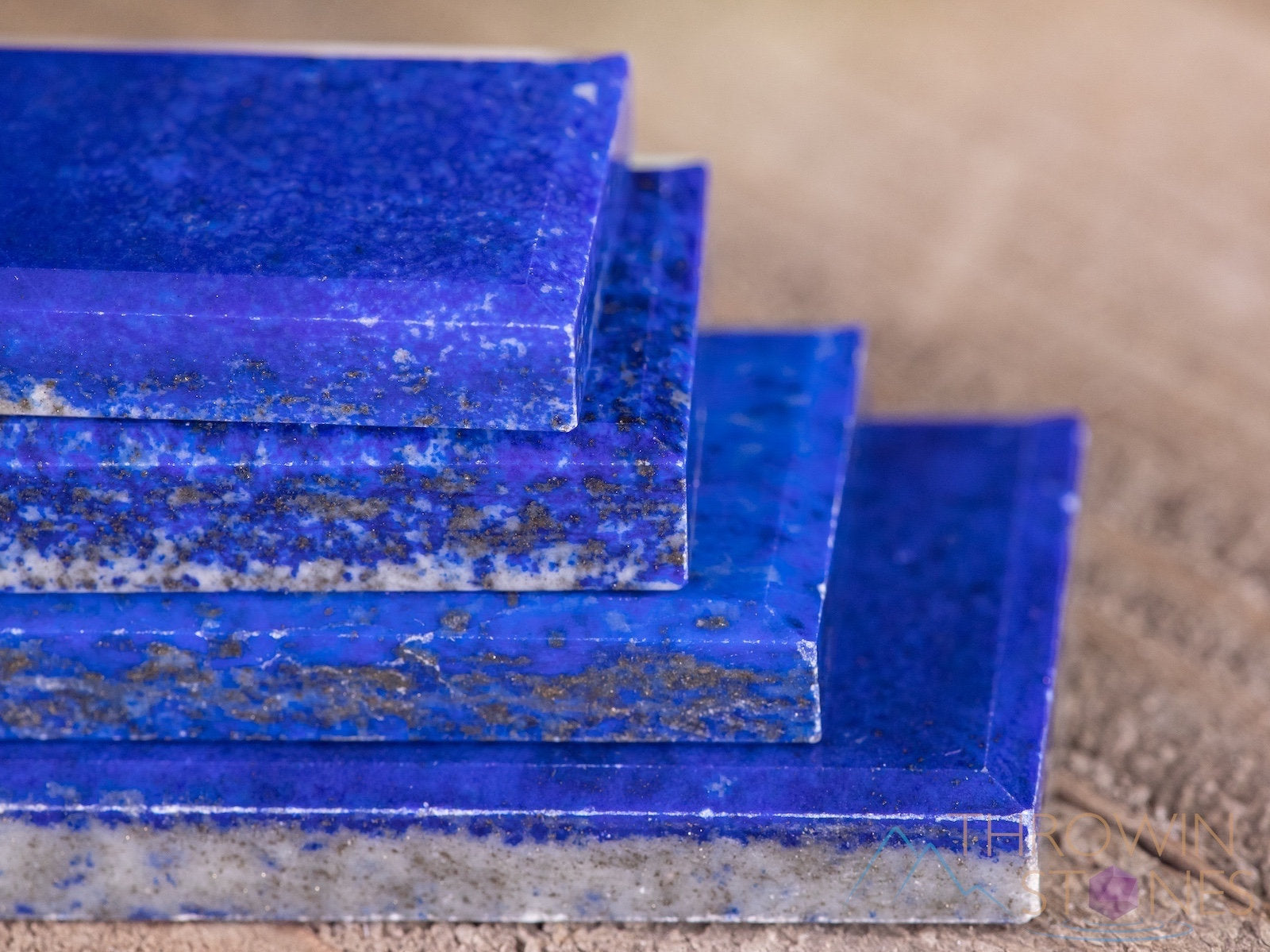 Lapis Lazuli Gemstone Cabochon - Rectangle Shape for Jewelry Making, Healing Crystals, DIY Crafts (E1707) - Perfect for Necklaces, Bracelets & Spiritual Healing