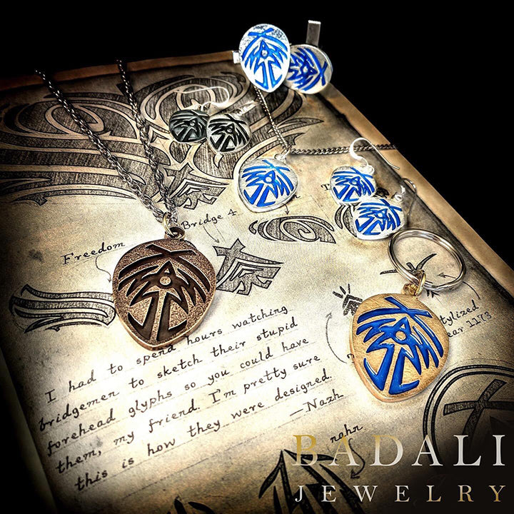Brandon Sanderson Official Licensed Jewelry Collection | Badali Jewelry | Fantasy Book Lover Gifts & Cosplay Accessories