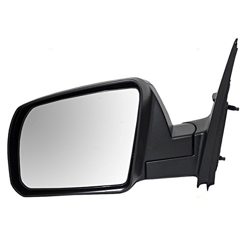 Compatible with 2014-2017 Toyota Tundra Pickup Truck Manual Non-Heated Black Driver Side Rear View Mirror - Perfect for Replacement & Safe Driving