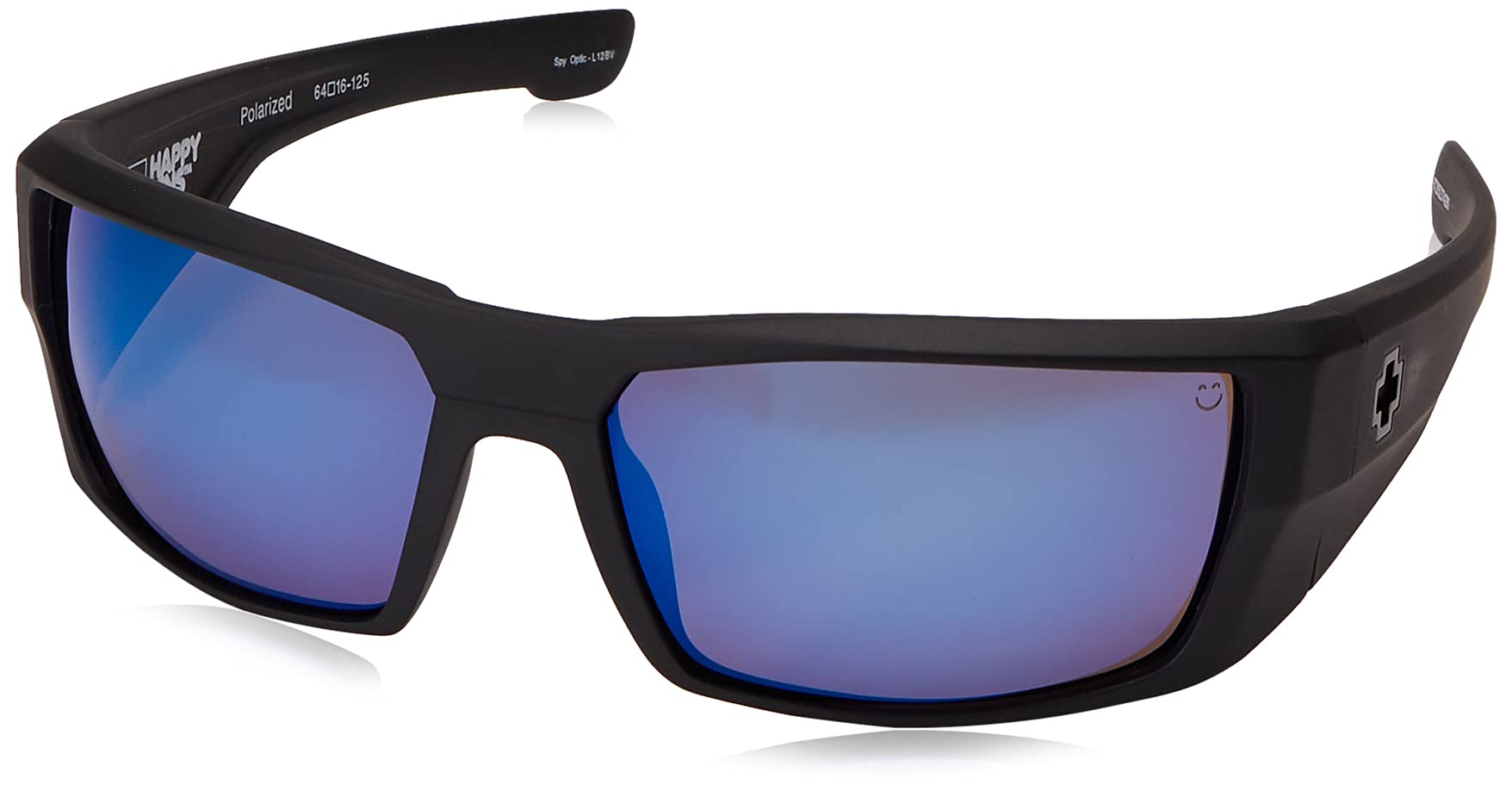 Spy Optic Dirk Wrap Sunglasses for Men & Women - Polarized UV Protection Sports Sunglasses for Running, Cycling, and Outdoor Activities