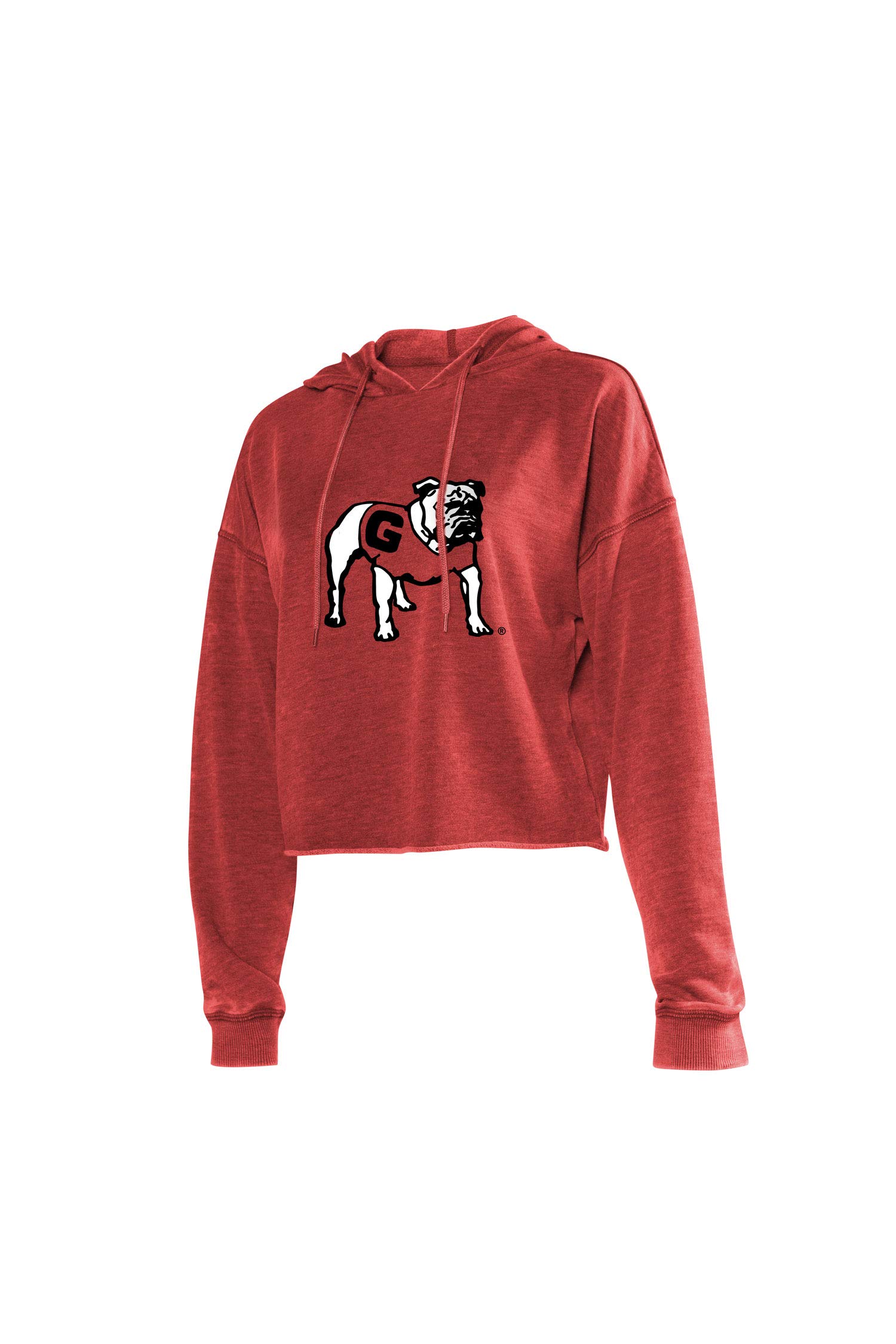Chicka-D Women's Campus Cropped Hoodie - Trendy Oversized Pullover Sweatshirt for College Students | Perfect for Casual Wear, Gym, and Campus Fashion
