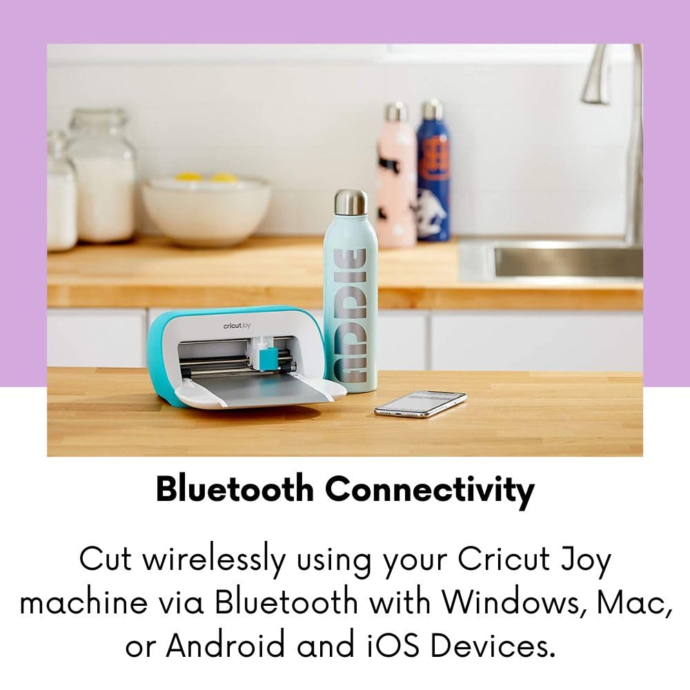 Cricut Joy Machine Bundle with Insert Cards, Cutting Mats & Pen Set - DIY Card Making Kit, Portable Craft Cutter for Customized Cards, Home Decor, Decals & Scrapbooking | Perfect for Crafters, DIY Projects & Personalized Gifts