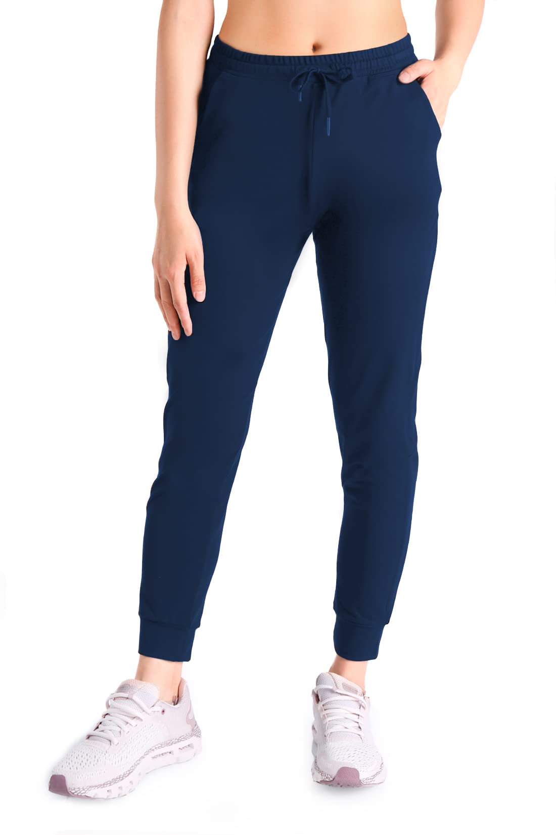 Yogipace Women's Lightweight Anti-Shrink Jogger Pants - Petite/Regular/Tall Sizes for Yoga, Running & Lounge Wear - Comfortable Active Sweatpants for Workouts and Relaxation