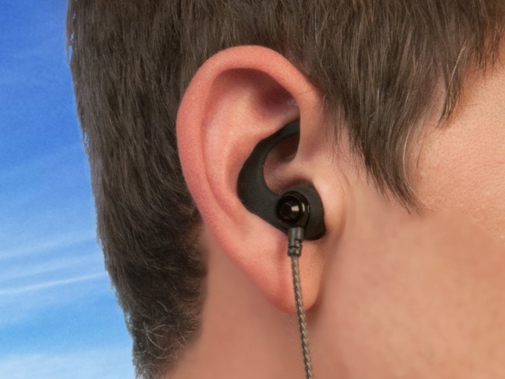 Far End Gear BudLoks Earphone Sport Grips - Secure Fit for In-Ear & Ear Canal Earbuds (Black) - Perfect for Running, Workouts & Active Lifestyles