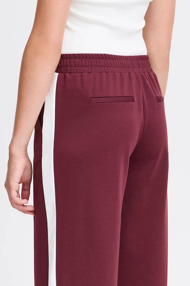 Kate Panel Wide Leg Pants in Port Royale - Comfortable High Waisted Flowy Trousers for Women | Perfect for Office, Casual Wear & Summer Outfits