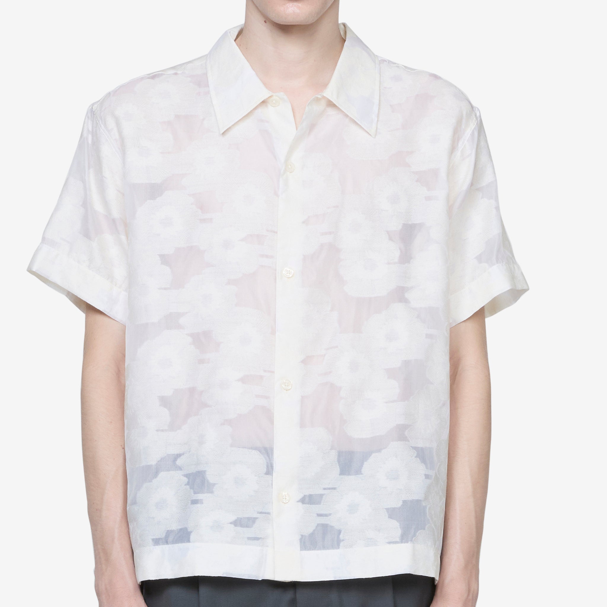 Floral Silk Holiday Shirt for Women - Elegant Party Blouse for Christmas, New Year & Special Occasions