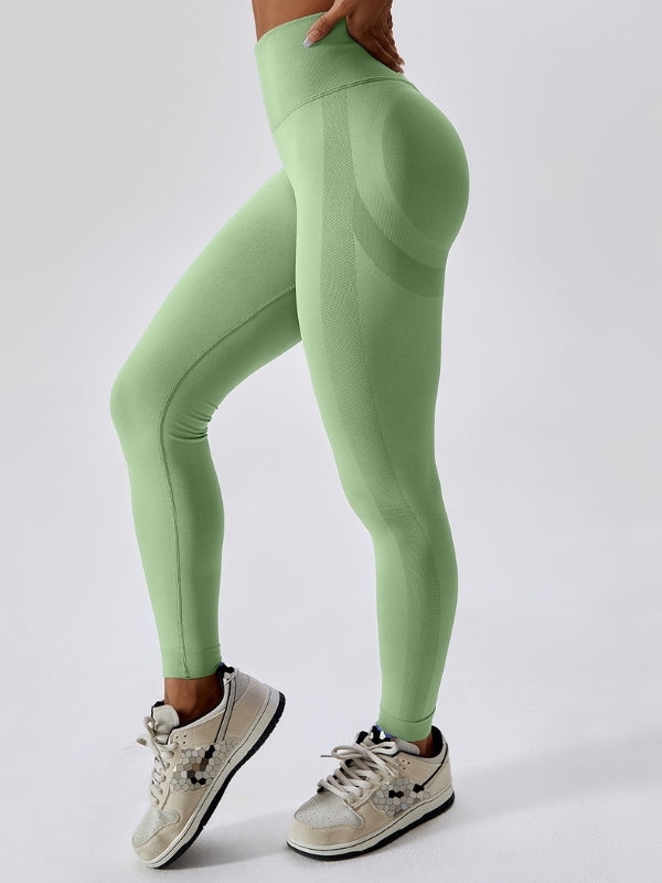 ZASUWA Women's High Waisted Seamless Scrunch Butt Lifting Leggings - Yoga, Workout & Everyday Wear