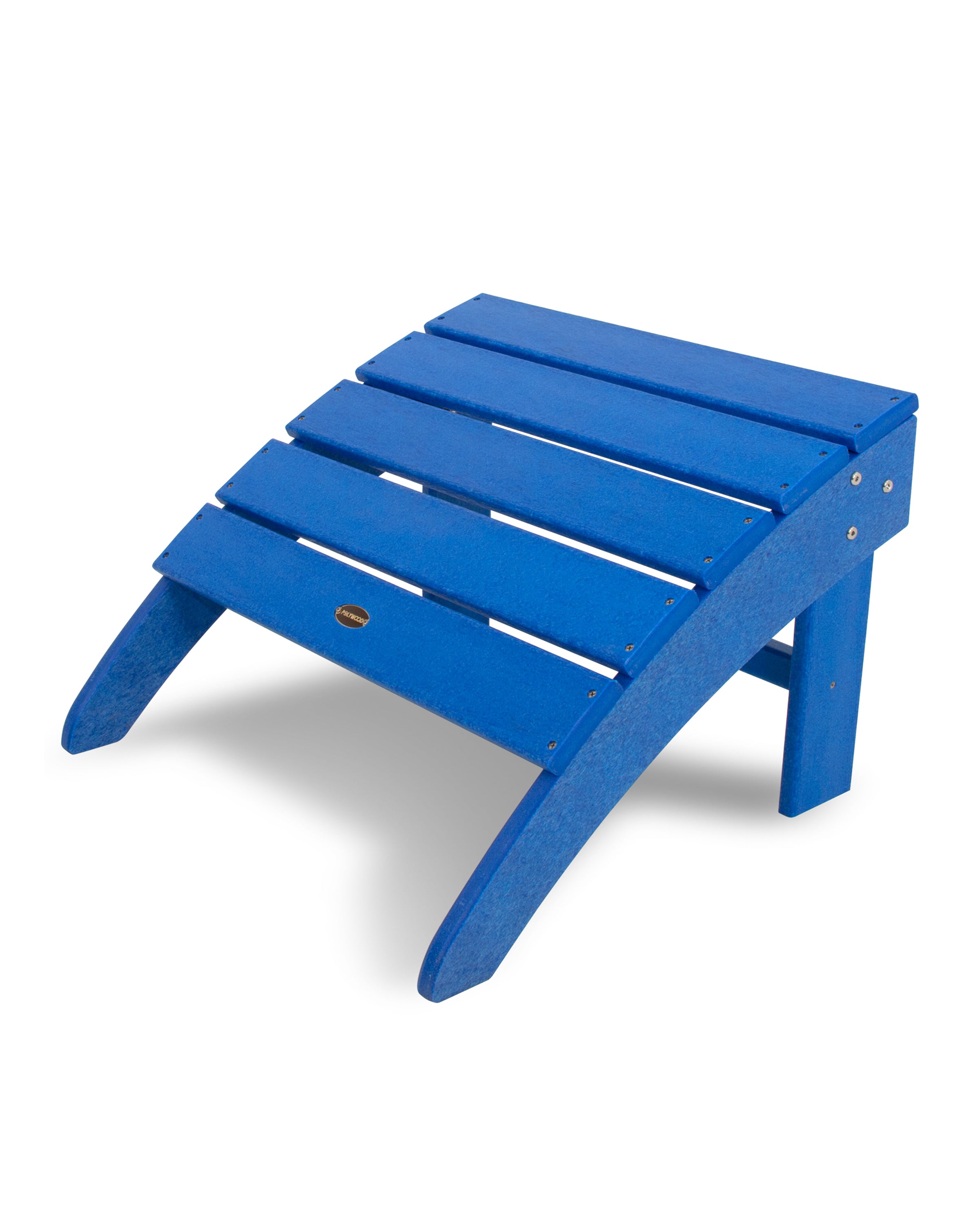 POLYWOOD South Beach Adirondack Ottoman - Outdoor Patio Furniture, Weather-Resistant Plastic Adirondack Chair Footrest - Perfect for Poolside, Garden, Deck & Backyard Relaxation