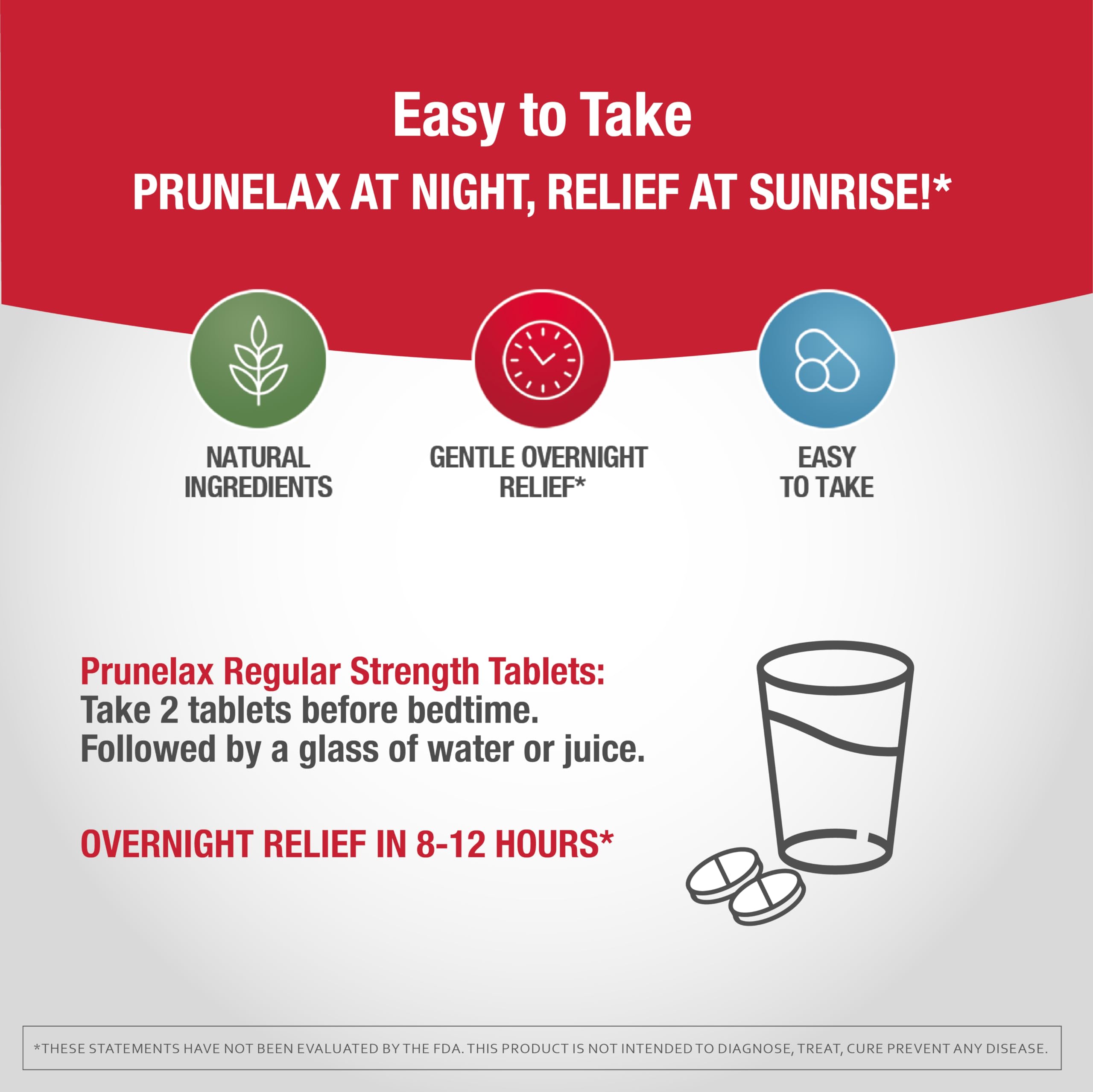 Prunelax Ciruelax Regular Strength Laxative Mini Tablets - 120 Count | Overnight Relief for Occasional Constipation | Senna Extract, Vegan & Gluten-Free Formula | Gentle Digestive Support | Perfect for Travel, Post-Surgery Recovery & Daily Wellness