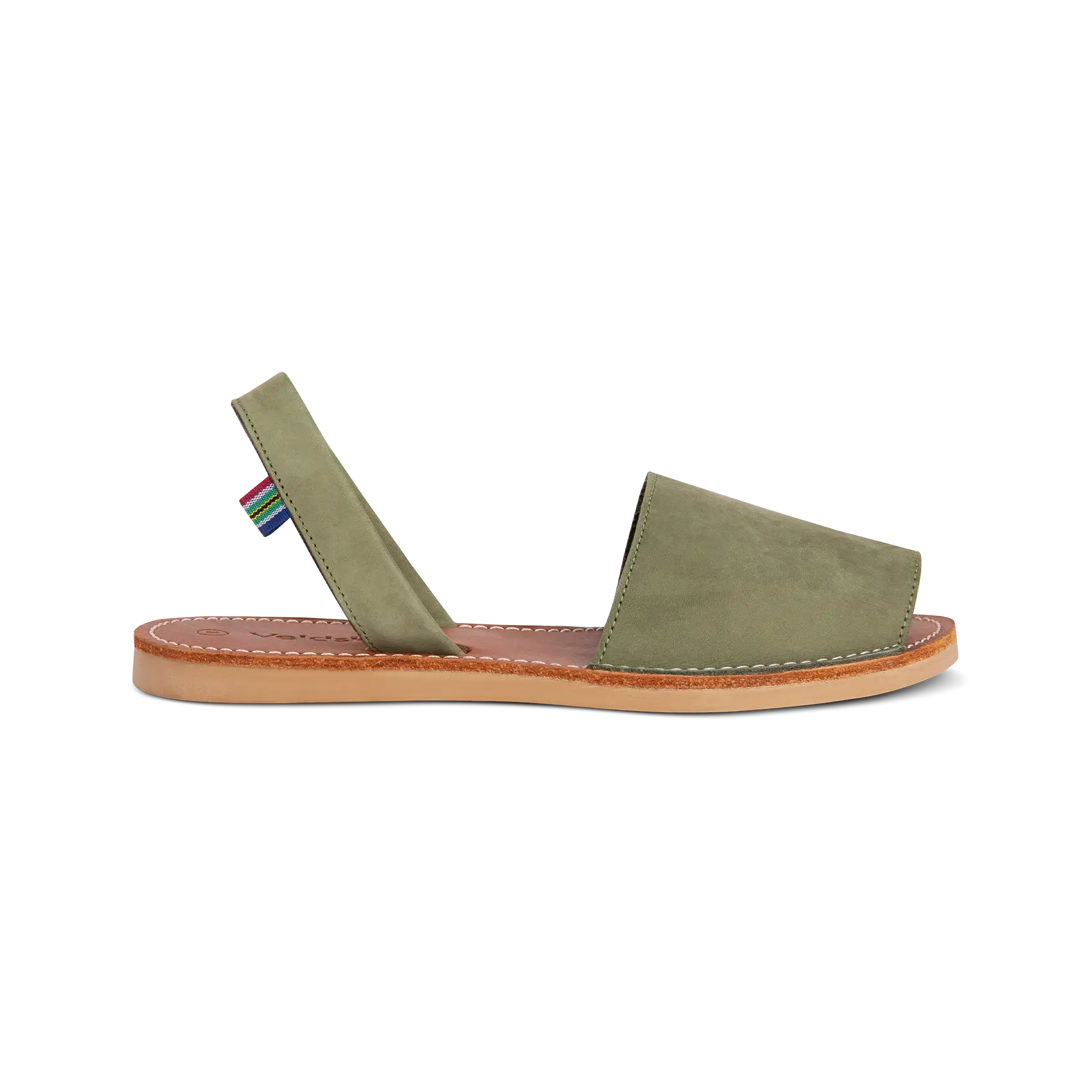 Veldskoen Namaqualand Aloe Sandals for Men & Women - Comfortable Olive Green Leather Walking Shoes | Perfect for Hiking, Travel & Outdoor Adventures