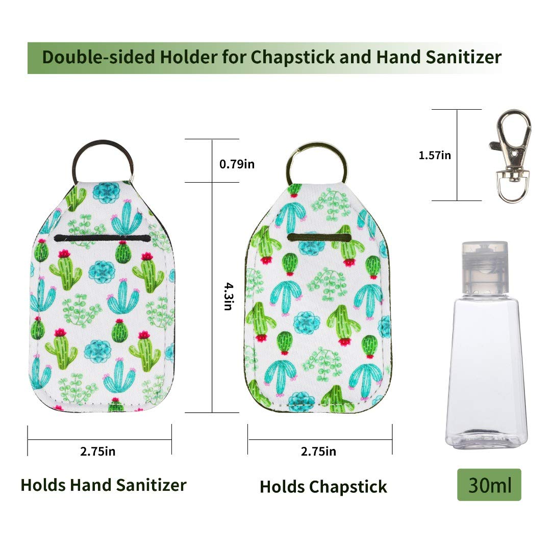 Dual-Sided Hand Sanitizer & Lipstick Holder - Leakproof Travel Bottle Organizer for Purse, Gym Bag & Car - Perfect for On-the-Go Sanitizing & Makeup Storage