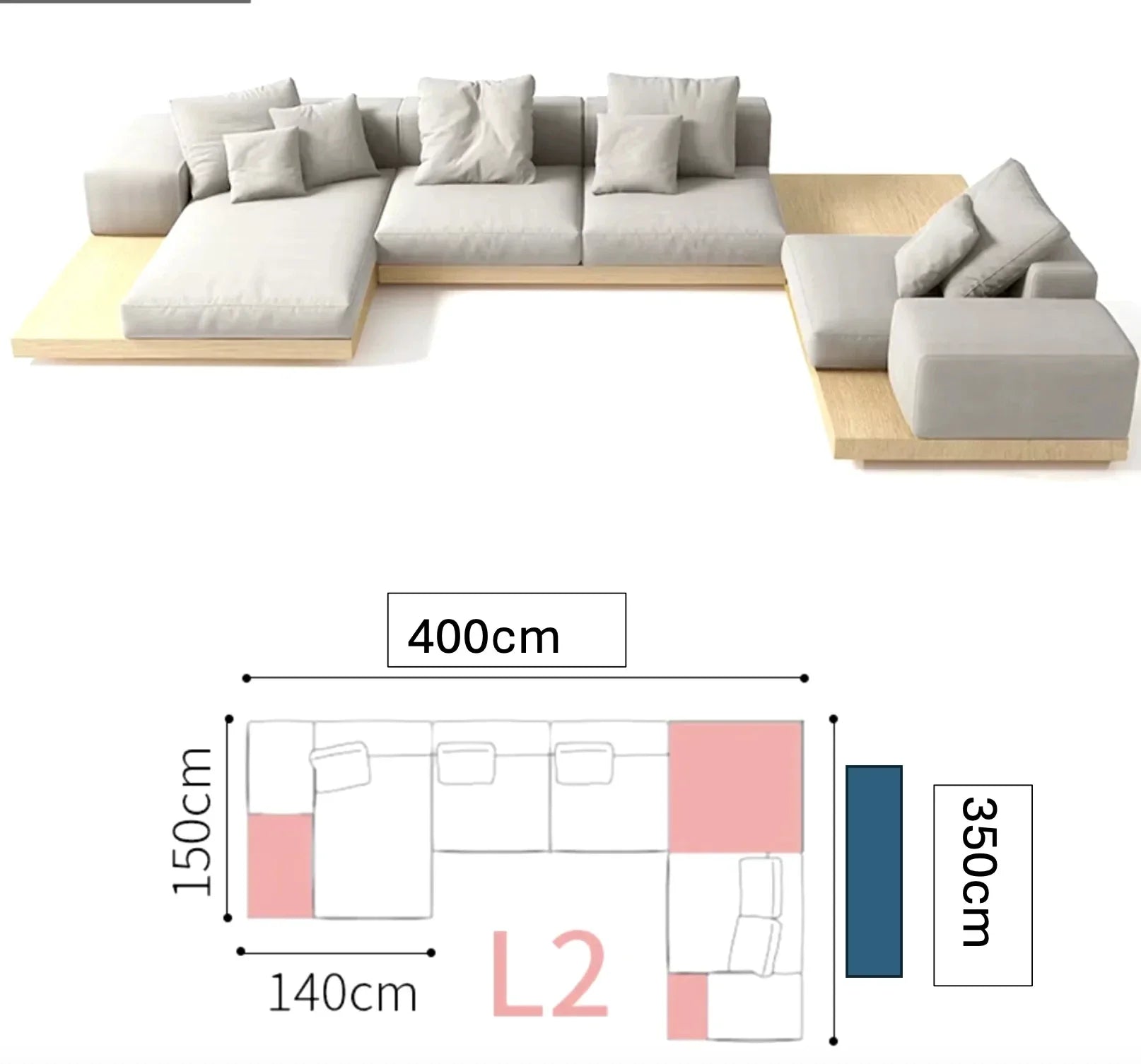 Modular Lounge Cloud Floor Accent Sofa - Ultra Soft Sectional Couch for Living Room, Bedroom & Dorm | Perfect for Relaxing, Lounging and Movie Nights