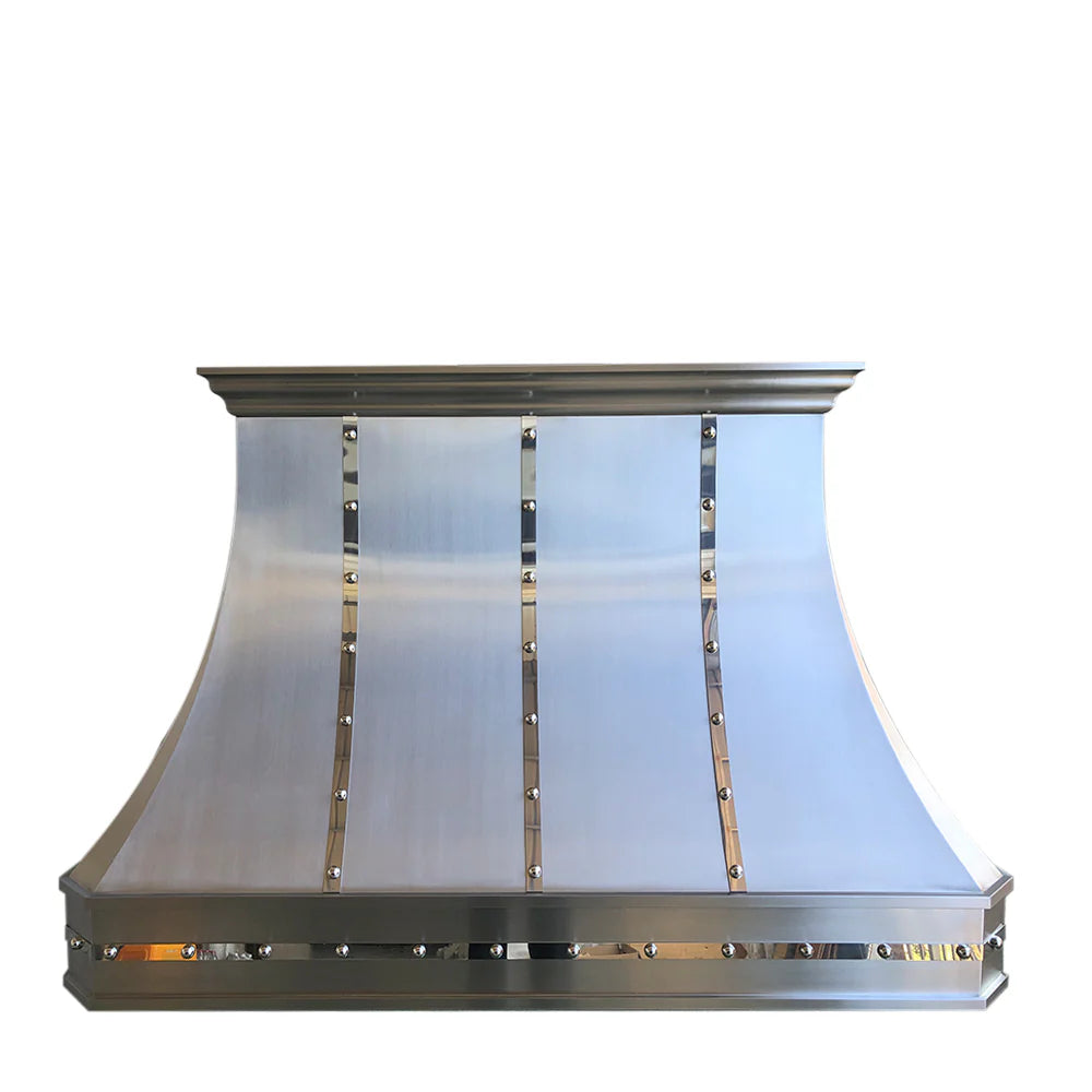 RHM Custom Stainless Steel Range Hood for Megdesigner - Professional Kitchen Ventilation System for Home & Restaurant Use
