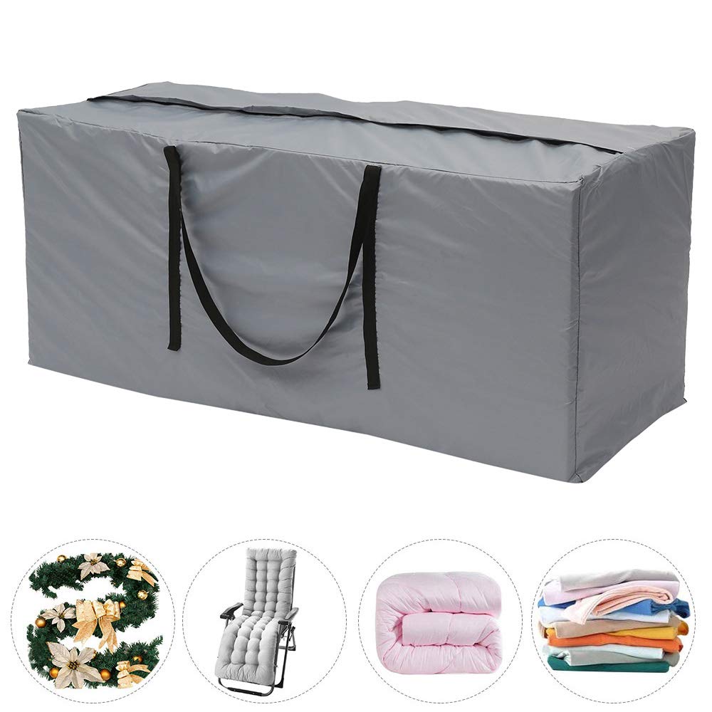 Large Waterproof Storage Bag for Outdoor Furniture, Patio Cushions & Christmas Trees - 173x76x51cm Heavy-Duty Garden Organizer | Perfect for Seasonal Storage, Garden Protection & Weatherproof Cover
