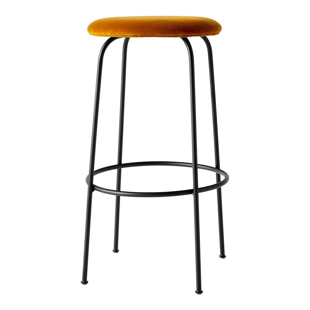 Afteroom Modern Bar Stool - Upholstered Seat with Metal Legs - Perfect for Kitchen Islands, Breakfast Bars & Home Bars