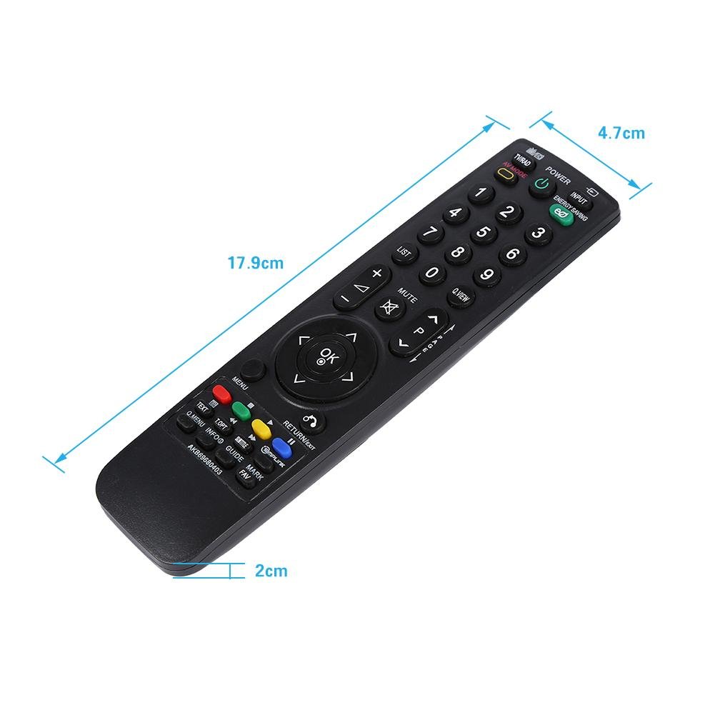 Universal TV Remote Control Replacement for Most LCD, LED & Plasma TVs - AKB69680403 Model | Perfect for Living Room, Bedroom & Home Theater Setup
