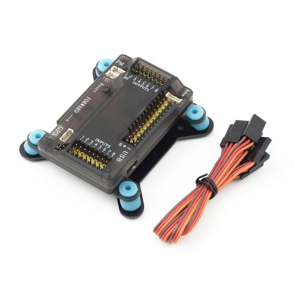 APM2.8 Flight Controller with Shock Absorber - High Performance Multicopter FC for FPV Drones, Quadcopters & RC Aircraft - Perfect for Aerial Photography, Racing and DIY Drone Projects
