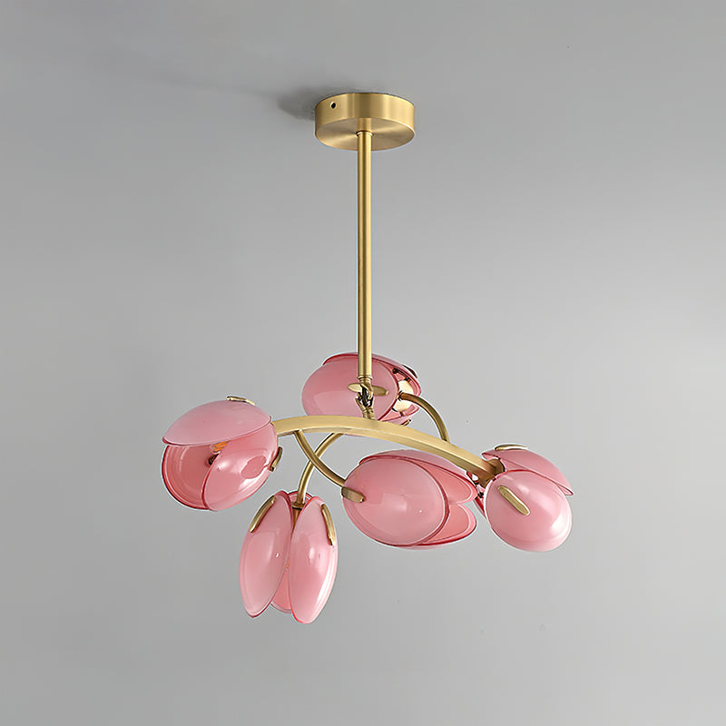Belluno Crystal Chandelier - Elegant Modern Ceiling Light Fixture for Dining Room, Living Room & Bedroom - Perfect for Home Decor & Wedding Venues