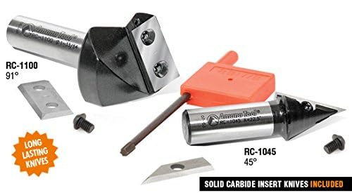 Amana Tool RC-1107 Industrial Grade 130° V Groove Router Bit - 1/2