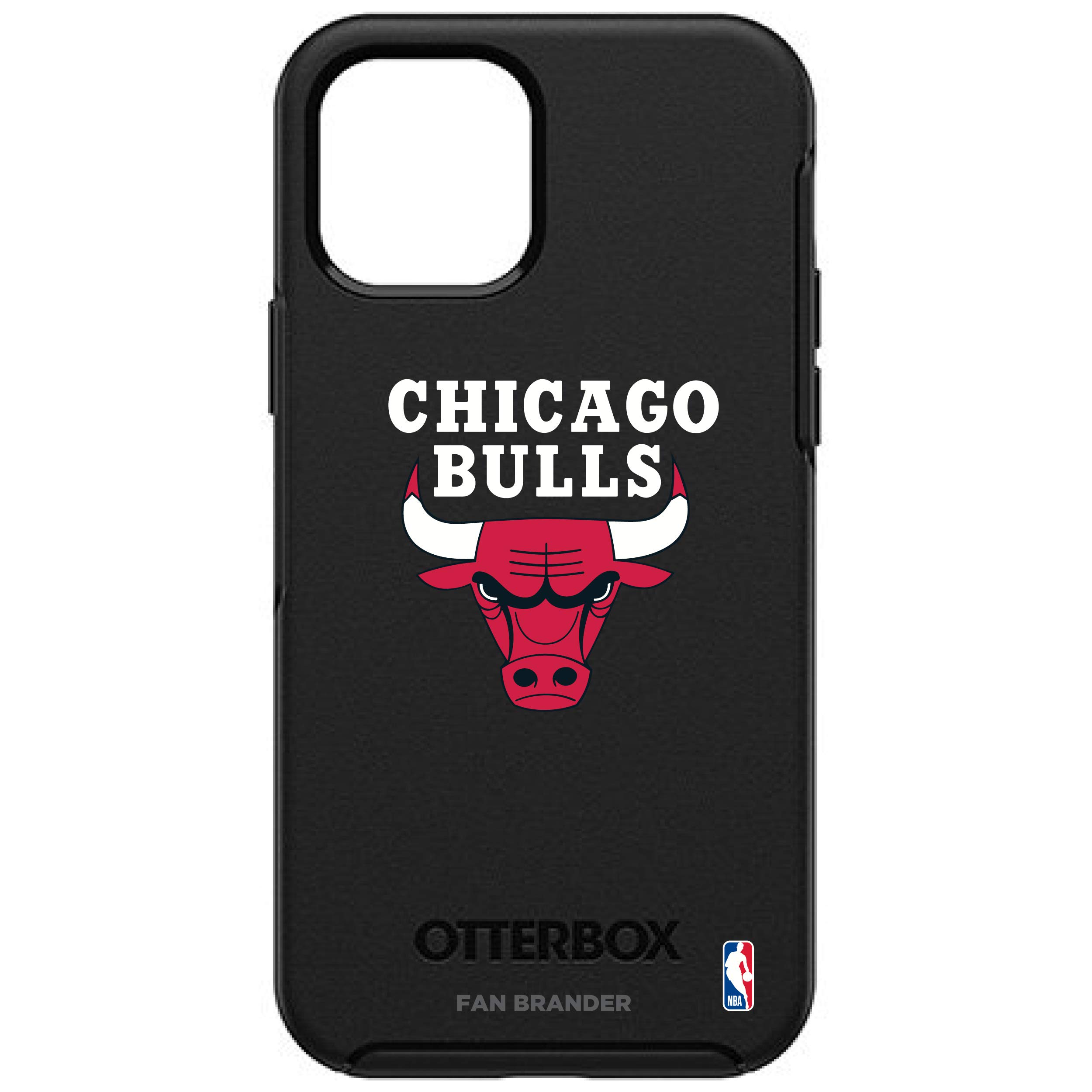 NBA Chicago Bulls OtterBox Symmetry Case for iPhone 13 Mini - Durable Protective Phone Cover with Team Logo - Perfect for Basketball Fans & Game Day Protection