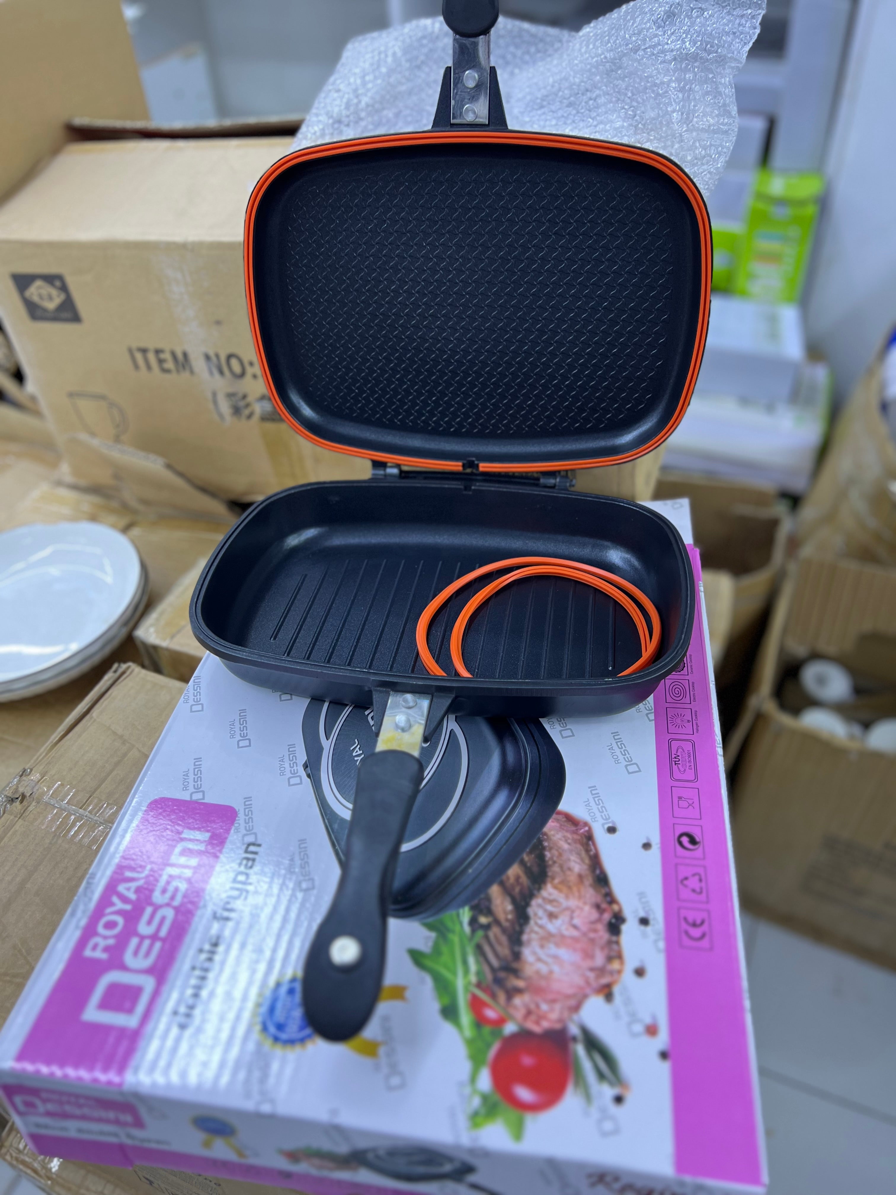Premium Non-Stick Double Fry Pans Set - 8 & 10 Inch Frying Pans for Cooking, Sauteing & Frying - Perfect for Home Kitchen, Camping & Outdoor Cooking