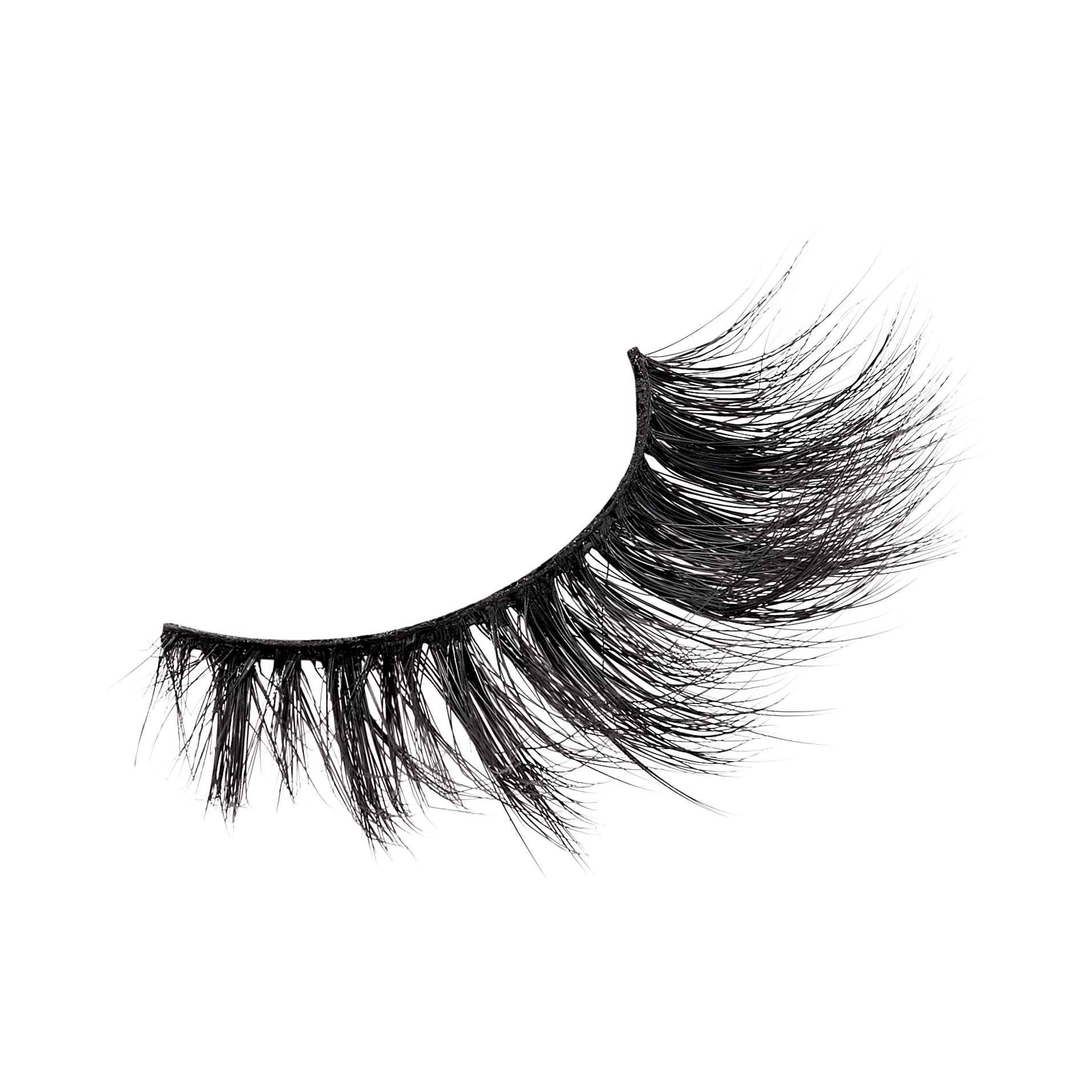 KISS Lash Couture Masterpiece Fake Eyelashes - Style 02 Haute Couture, Hand Woven Faux Mink Synthetic Lashes, Reusable & Natural Looking - Perfect for Parties, Weddings & Special Occasions