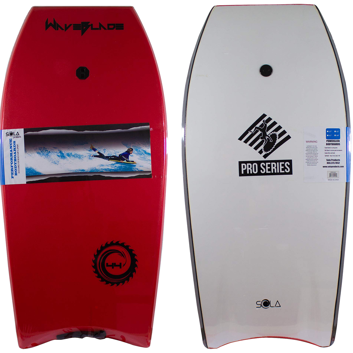 42 Inch WaveBlade Slick Bottom Surfboard with Leash - Perfect for Beginners & Intermediate Surfers in Ocean Waves & Beach Breaks