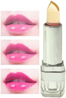 WIFFY Natural Ultra Magic Color Changing Lipstick - Temperature Activated Mood Lip Balm, Hydrating Jelly Flower Lipstick (PINK, 3.6g) for Everyday Wear, Date Night & Special Occasions