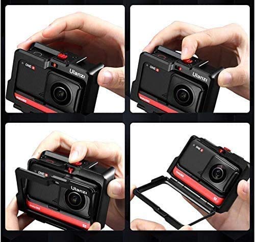 Sta360 ONE R Camera Metal Protection Frame & Extended Mount - Durable Aluminum Alloy Cover for 360 Action Camera - Perfect for Vlogging, Travel & Outdoor Adventures