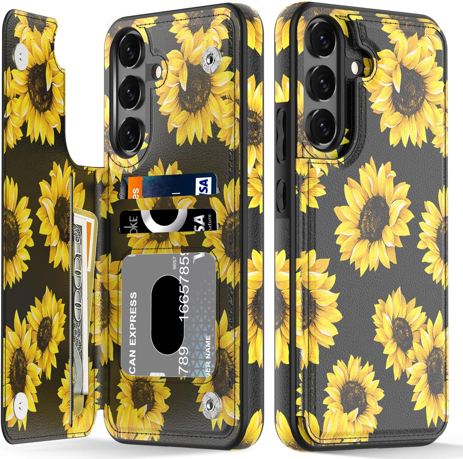 Samsung Galaxy S25 Plus Phone Case with Stylish Flower Design - Slim Protective Cover for Everyday Use, Work, and Travel