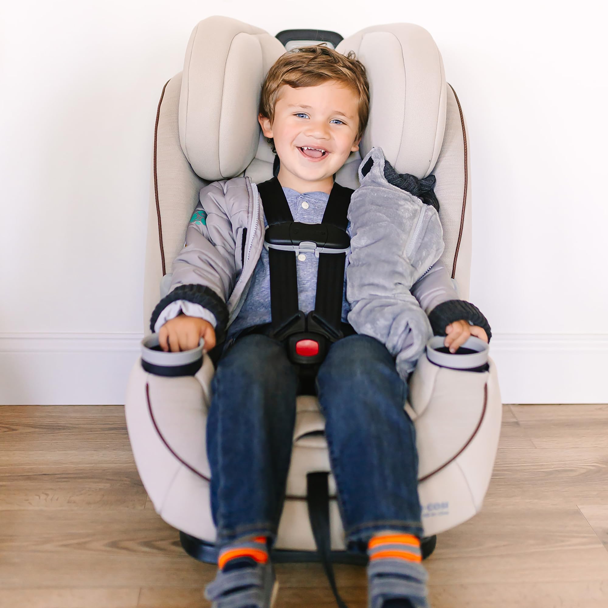 Buckle Me Baby Winter Coat – Warmest Car Seat Jacket for Boys & Girls (6 Months-6 Years) | Shark Tank Featured | Safe & Cozy for Outdoor Play, School & Winter Travel