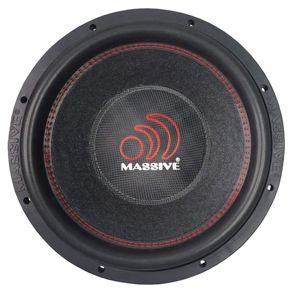 Massive Audio HIPPOXL 152R - High Performance Car Subwoofer for Deep Bass | Perfect for Car Audio Systems & Home Theater Setups