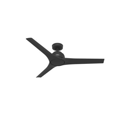 Gallegos 52 Inch Ceiling Fan with Remote Control - Quiet Reversible DC Motor, 3 Speeds, Modern Flush Mount Design for Bedroom, Living Room & Outdoor Use