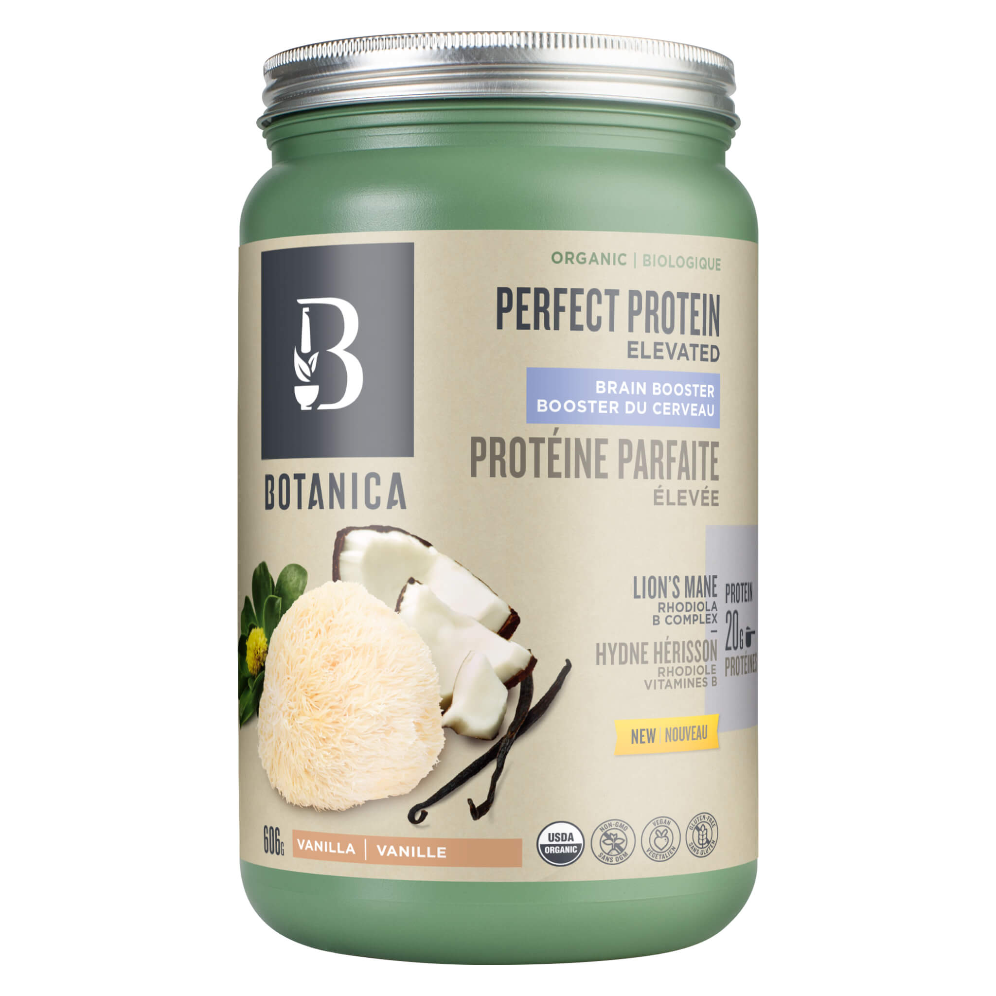 Perfect Protein Elevated Brain Booster Supplement - Enhance Focus & Memory for Workouts, Study & Daily Performance | Nootropic Cognitive Support