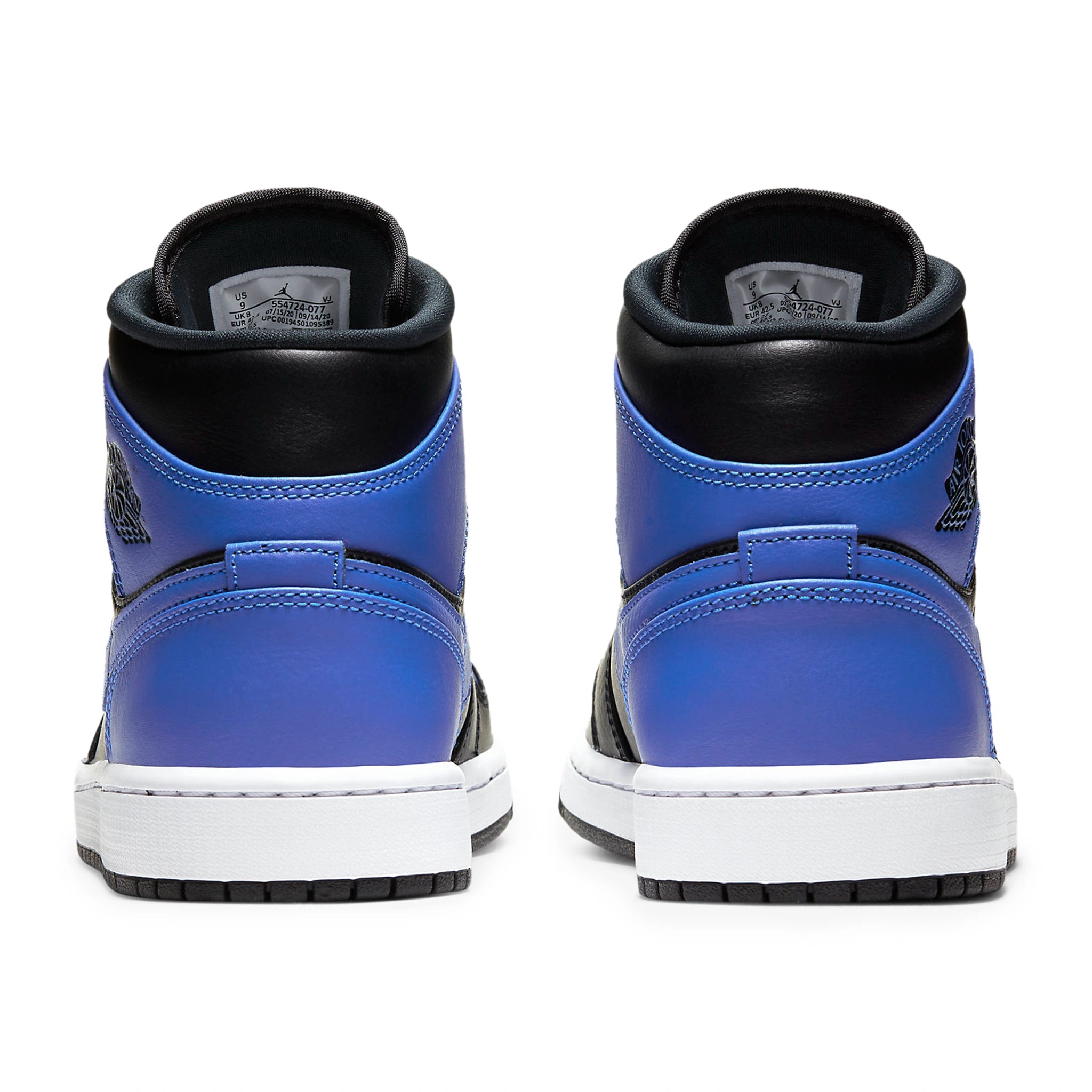 Air Jordan 1 Mid Hyper Royal Sneakers - Men's Basketball Shoes for Casual Wear & Street Style | Perfect for Sports, Gym & Everyday Fashion