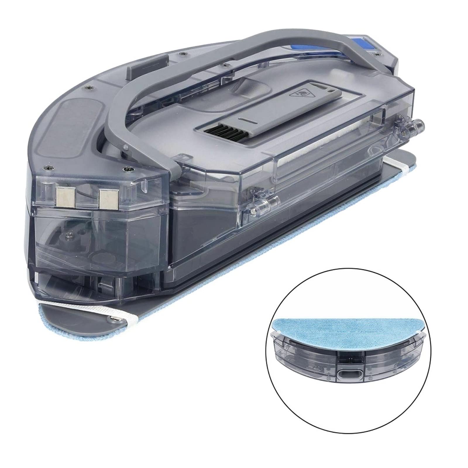 2-in-1 Dust Box & Water Tank Tray for ECOVACS DEEBOT U2/U2 PRO Robot Vacuum - Replacement Dustbin & Water Container - Compatible Vacuum Cleaner Accessories for Home Floor Cleaning & Maintenance
