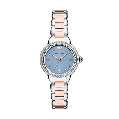 Silver/Rose Gold/Light Blue