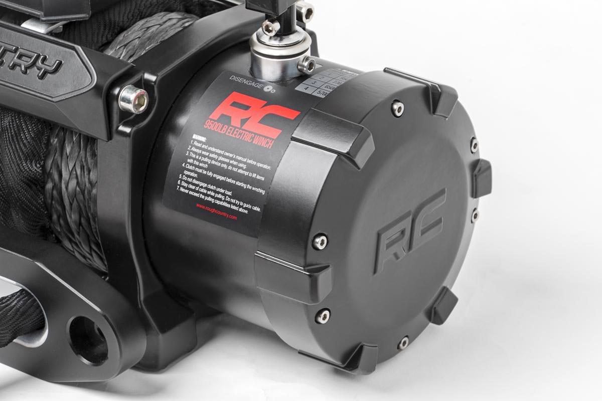 12,000 lb Heavy Duty Winch with Synthetic Rope - PRO12000S Professional Off-Road Recovery Winch for Trucks, Jeeps & ATVs (Ideal for Mud, Snow & Rocky Terrain)