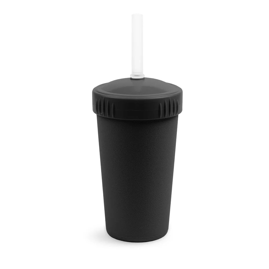 RePlay Straw Cup with No Pull Out Silicone Straw - Leak Proof Sippy Cup for Toddlers - BPA Free Kids Drinking Cup for Home, Travel & Daycare