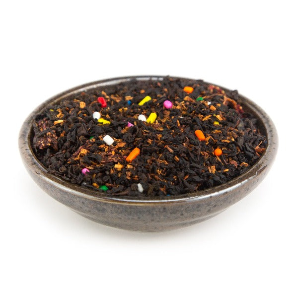 Premium Black Tea with Birthday Cake Flavor - Delicious Dessert Tea for Celebrations & Relaxation
