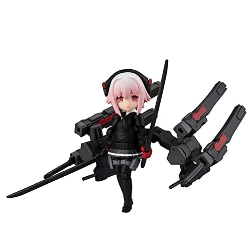Megahouse Desktop Army Heavy Weapon High School Girl Team 3 - Collectible Anime Action Figure Set for Display & Gaming Scenes