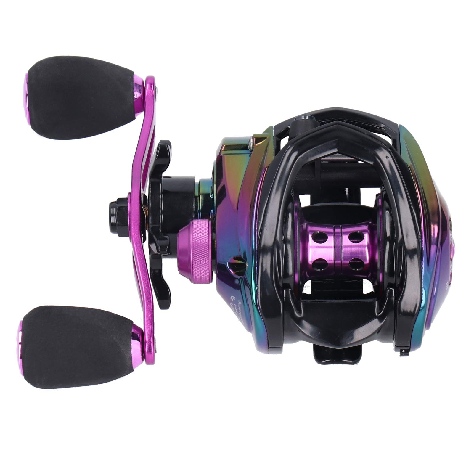 Yencoly Smoothly 8.1:1 High Speed Metal Fishing Reel - Lightweight Spinning Reel with Smooth Drag System for Saltwater & Freshwater Fishing | Perfect for Bass, Trout, and Surf Casting